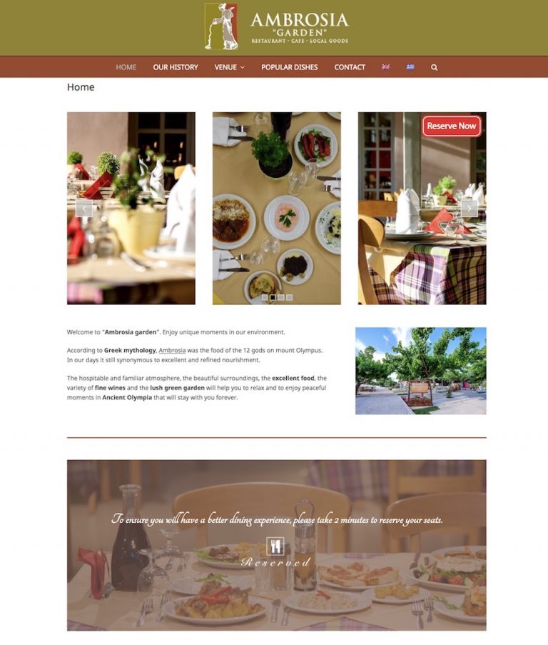 Portfolio Κατασκευή eshop Πύργος portfolio ambrosia
