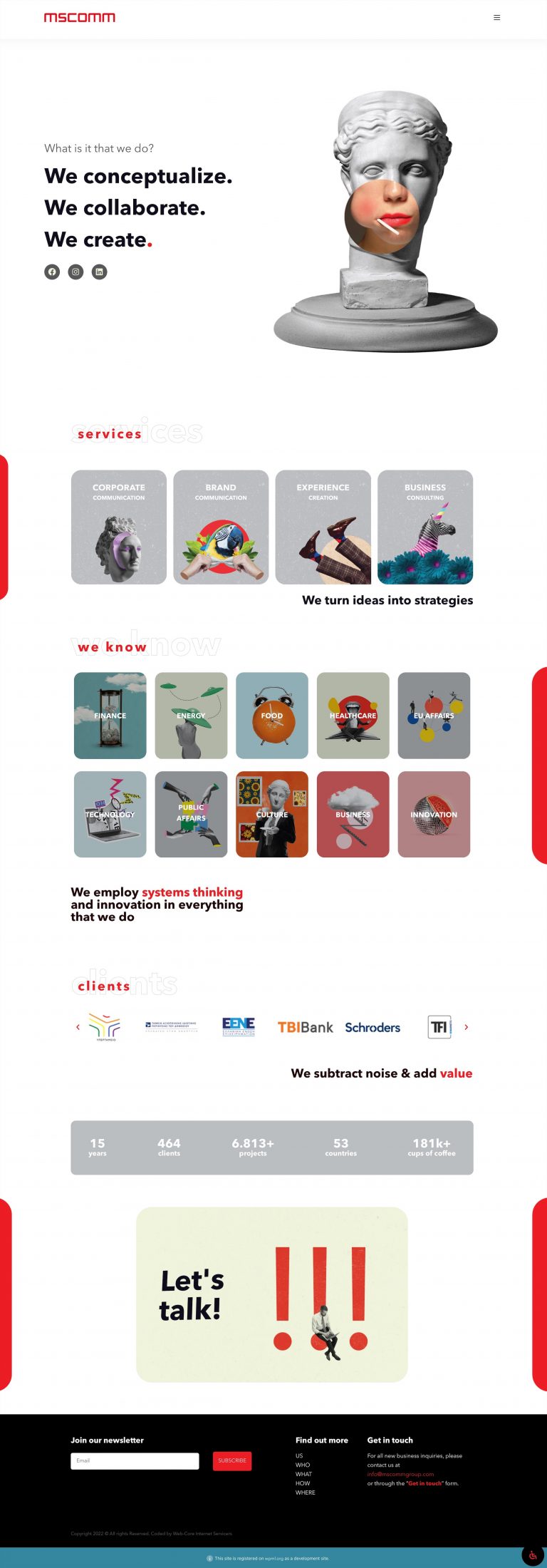 Portfolio Κατασκευή eshop Πύργος mscommgroup.com  scaled