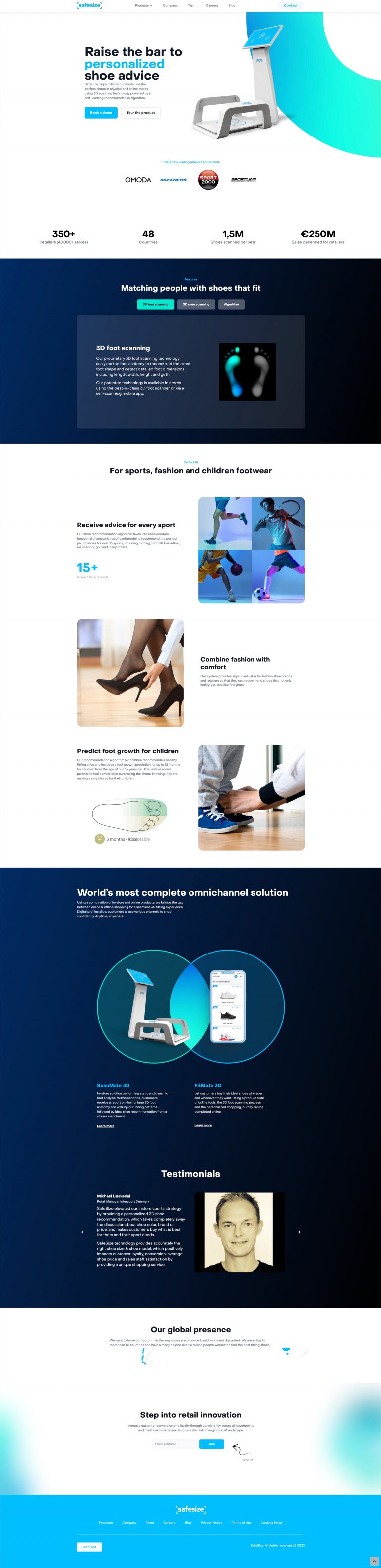 Portfolio Κατασκευή eshop Πύργος safesize.com  scaled